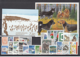 Finland 1989 - Full Year MNH ** - Años Completos