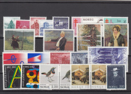 Norway 1982 - Full Year MNH ** Except The Mini Sheet - Volledig Jaar