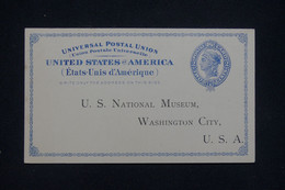ETATS UNIS - Entier Postal Avec Repiquage De L'U.S. National Muséum, Non Circulé - L 133609 - ...-1900