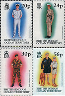 51079 MNH OCEANO INDICO BRITANICO 1996 UNIFORMES MILITARES - Territoire Britannique De L'Océan Indien