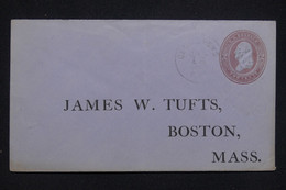 ETATS UNIS - Entier Postal  Pour Boston En 188. - L 133620 - ...-1900