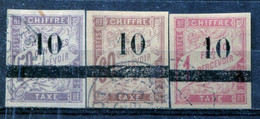 SENEGAL - Y&T Taxe N° 1-3 (o)...très Frais - Postage Due