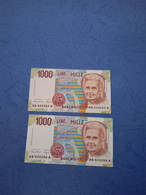 ITALIA-P114a 1000L 24/10/1990 UNC (2 Consecutivi) - 1000 Lire