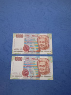 ITALIA-P114b 1000L 26/5/1994 UNC (2 Consecutivi) - 1000 Lire