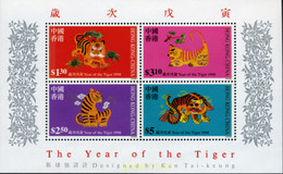 54785 MNH HONG KONG 1998 AÑO LUNAR CHINO - AÑO DEL TIGRE - Lots & Serien