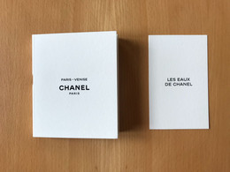 Chanel - Les Eaux, Paris-Venise, échantillon Triple, Modèle 1 - Echantillons (tubes Sur Carte)