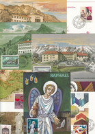 FUERSTENTUM - LIECHTENSTEIN - LOTTO FORMATO DA 13 CARTOLINE AFFRANCATE CON ANNULLO ANNI 80 - VADUZ TRIESENBERG RUGGELL - Covers & Documents