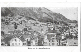 STANS → Dorfkern Mit Stanserhorn, Ca.1910 - Stans