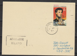 British Antarctic Territory (BAT) Cover Ca Adelaide Island  Ca Adelaide Island 14 NO 1973 (58247) - Storia Postale