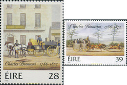 327305 MNH IRLANDA 1986 200 ANIVERSARIO DEL NACIMIENTO DE WILLIAM MULREADY Y CHARLES BIANCONI - Collections, Lots & Séries