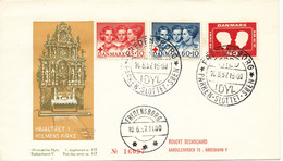 Denmark Cover Royal Wedding Fredensborg 10-6-1967 Also With RED CROSS Stamps - Brieven En Documenten