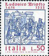 67015 MNH ITALIA 1974 500 ANIVERSARIO DEL NACIMIENTO DE LUDOVICO ARIOSTO - 1971-80:  Nuovi