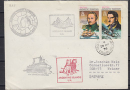 British Antarctic Territory (BAT) Cover MS Lindblad Explorer Ca Argentine Island Grahamland  20 FE 1974 (58249) - Brieven En Documenten