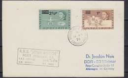 British Antarctic Territory (BAT) Cover RRS John Biscoe Ca Argentine Island Grahamland  19 FE 1974 (58252) - Storia Postale