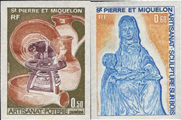 674624 MNH SAN PEDRO Y MIQUELON 1975 ARTESANIA - Usati