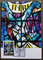 Vatican Easter 2016 Stained Glass Window (maxicard) - Covers & Documents