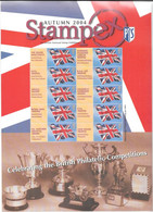 GB  STAMPEX Smilers Sheets  AUTUMN 2004  -   Celebrating British Philatelic Competitions - Smilers Sheets