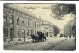 Uccle  Bruxelles   Petite Espinette  La Chaussée De Waterloo   Edit Lagaert    TRAM + ATTELAGE - Ukkel - Uccle