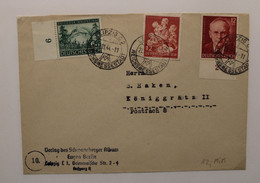 1944 Leipzig Reichsmessestadt Cover Dt Reich Wk2 Reich Bord De Feuille WW2 WK2 - Covers & Documents