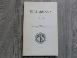 Roeselare   * (Boek)  Rollariensia I - Jaarboek 1969 - Roeselare