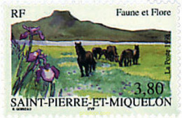 93198 MNH SAN PEDRO Y MIQUELON 1998 FAUNA Y FLORA - Usados