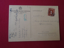 DEL007.9   Hungary  Postcard Levelezőlap  Budapest -  Ipartestületek Országos Központja   1947 - Other & Unclassified