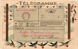 BLANKENBERGE / TELEGRAM  1906 - Blankenberge