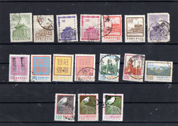 MEN - Taiwan - Lotto N. 17 Francobolli Usati Differenti - Collections, Lots & Series