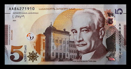 # # # Banknote Georgien (Georgia) 5 Lari 2021 UNC # # # - Georgia