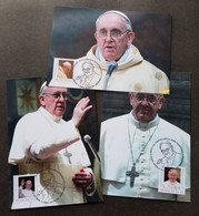 Vatican Argentina Joint Issue 1st Year Pope Francis 2013 (maxicard) - Brieven En Documenten