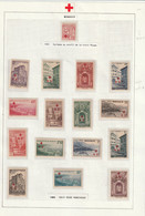 Monaco Série Criox Rouge Avec Charnière Légère  200 A 214 * - Unused Stamps