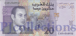 MOROCCO 20 DIRHAMS 2005 PICK 68 UNC - Morocco