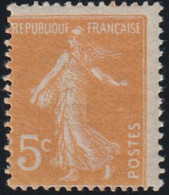 Année 1921-22 - N° 158 - Semeuse Fond Plein - 5 C. Orange - Neuf - 1906-38 Sower - Cameo