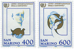 33679 MNH SAN MARINO 1985 AÑO INTERNACIONAL DE LA JUVENTUD - Gebruikt