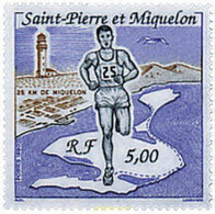 36949 MNH SAN PEDRO Y MIQUELON 1990 LOS 25 KM. DE MIQUELON - Usati