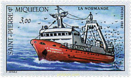 36947 MNH SAN PEDRO Y MIQUELON 1987 FLOTA DE SAN PEDRO Y MIQUELON - Usados