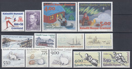 OG2684. Greenland 1994. Year Set. Michel 243-55. MNH(**) - Komplette Jahrgänge