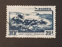 SAINT-PIERRE ET MIQUELON 1947 N°343 Yvert 2021 Oblitéré - Verzamelingen