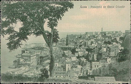 GAETA ( LATINA ) PANORAMA DA MONTE ORLANDO - EDIZIONE VALENTE - SPEDITA 1915 (12535) - Latina
