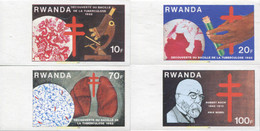 104573 MNH RUANDA 1982 CENTENARIO DEL DESCUBRIMIENTO DEL BACILO DE LA TUBERCULOSIS POR ROBERT KOCH - 1980-1989