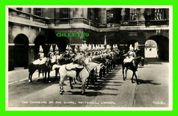 WHITEHALL, UK - THE CHANGING OF THE GUARD -  TRAVEL IN 1959 -  VALENTINE & SONS LTD - - Whitehall