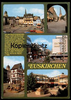 ÄLTERE POSTKARTE EUSKIRCHEN GESCHICHTE CHRONIK VW GOLF 1 & PORSCHE 911 DEUTSCHE BANK Chronikkarte Storycard Postcard Cpa - Euskirchen