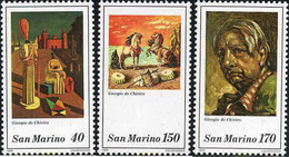 29775 MNH SAN MARINO 1979 1 ANIVERSARIO DE LA MUERTE DEL PINTOR GIORGIO DE CHIRICO - Used Stamps