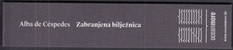 Croatia 2022 / Alba De Cespedes: Forbidden Escape Route / Bookmark Bookmarks Bookmarker - Marque-Pages