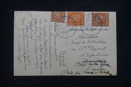 FINLANDE - Affranchissement De Tyristeva Sur Carte Postale En 1936 Pour Un Soldat En France - L 133730 - Lettres & Documents