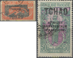 659698 USED CHAD 1925 SERIE BASICA - Gebraucht