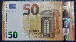 50 EURO S048D3 Italy Lagarde Serie SC Ch 96 Perfect UNC - 50 Euro