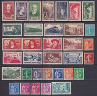 1937 - ANNEE COMPLETE YVERT N°334/371 SAUF PEXIP ** MNH  - COTE = 585 EUR. - - ....-1939