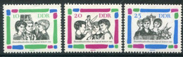 DDR / E. GERMANY 1964 Youth Meeting  MNH / **.  Michel  1022-24 - Ungebraucht