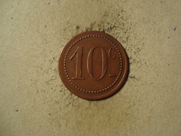 JETON 10 CENTIMES - Monétaires / De Nécessité